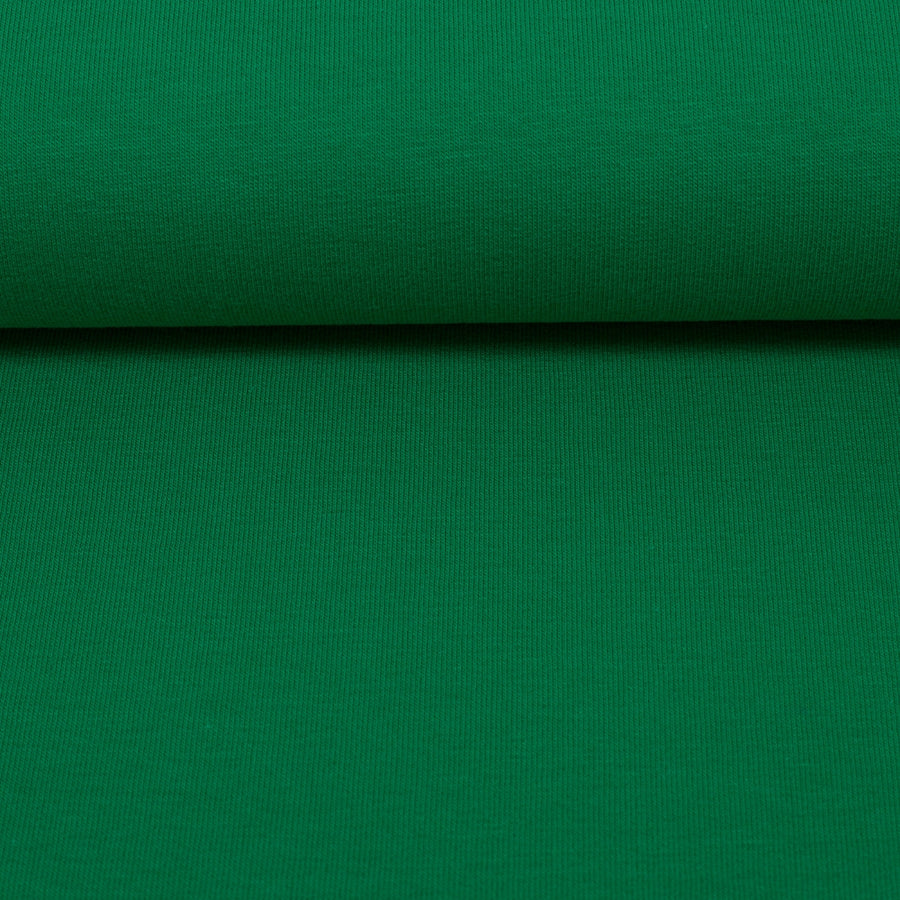 Sweatstoff angeraut | Eike | uni grasgrün