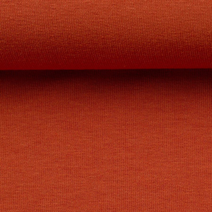 Sweatstoff angeraut | Eike | uni terracotta
