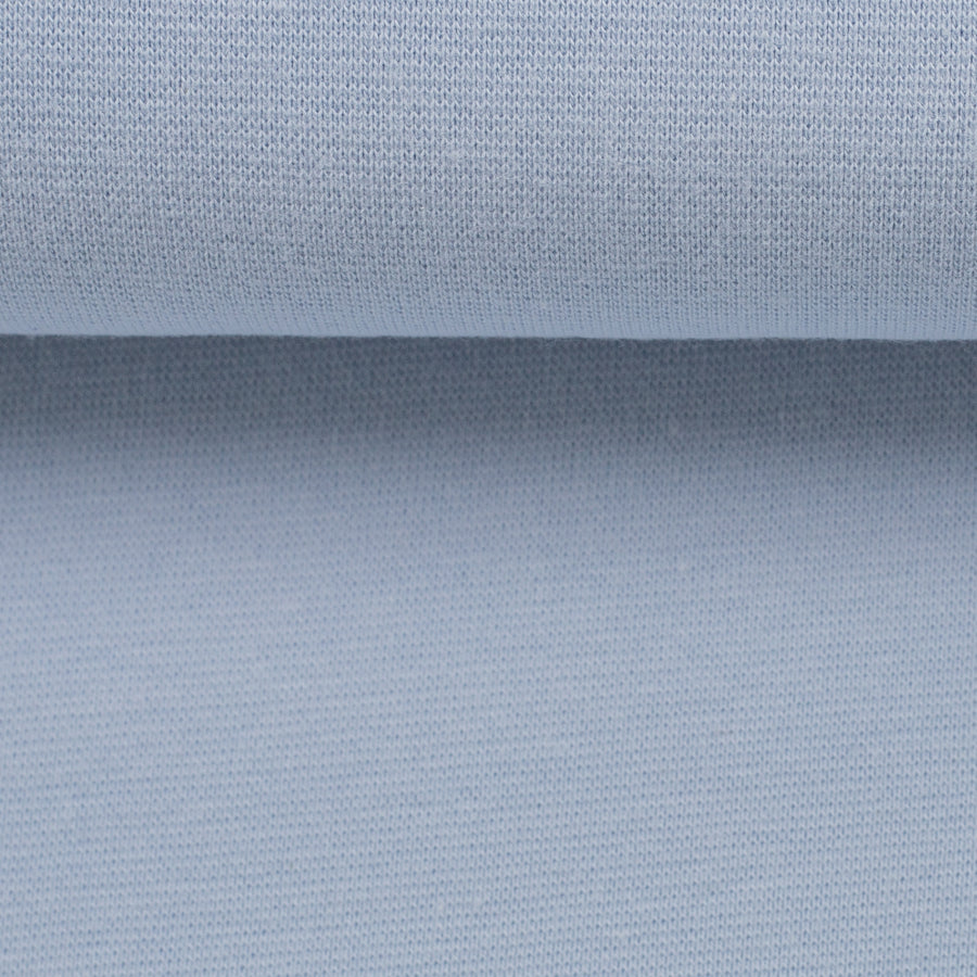 Bündchenstoff | Heike | uni hellblau