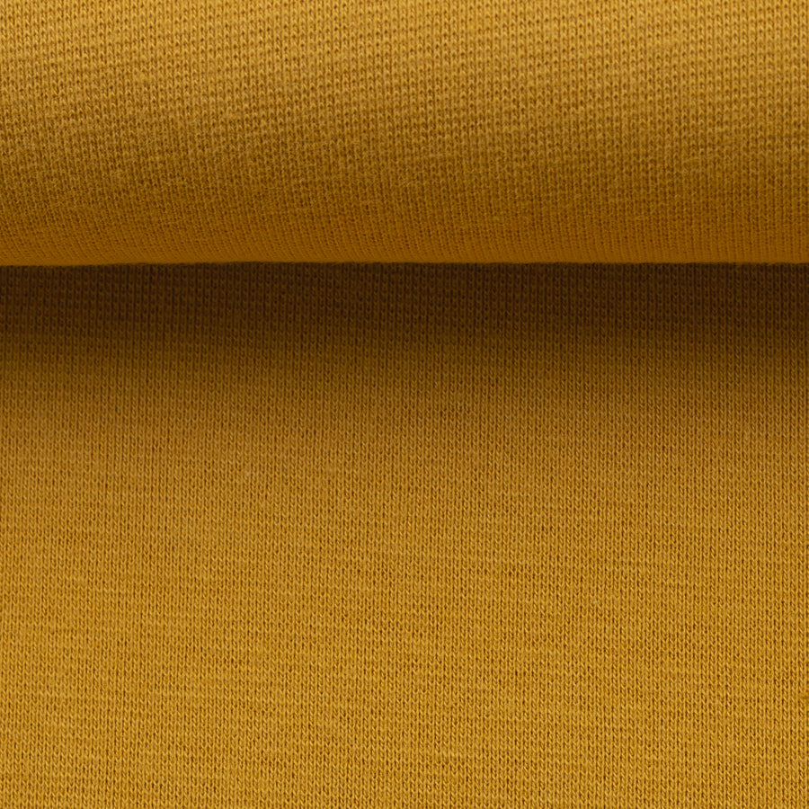 Bündchenstoff | Heike | uni goldgelb