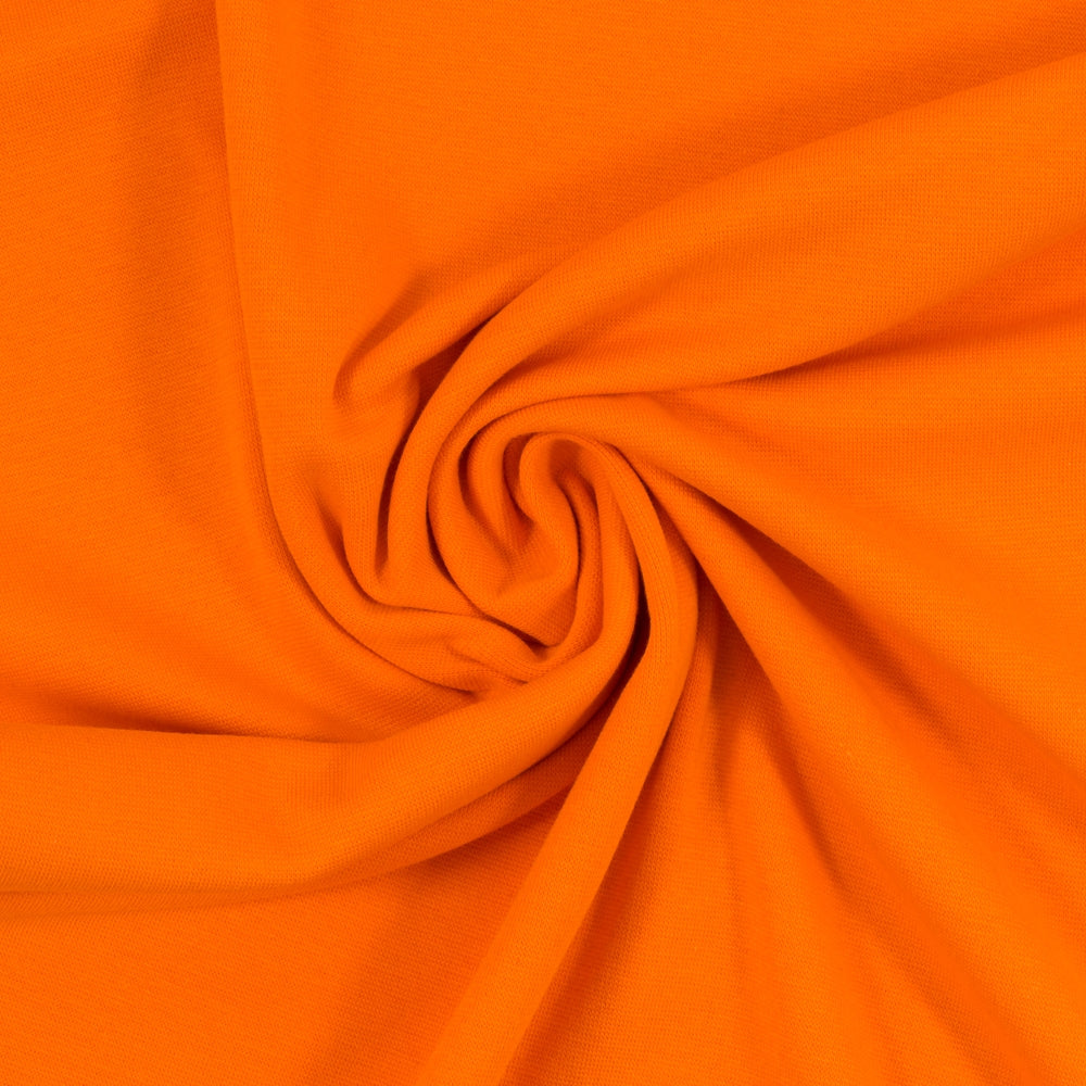 Bündchenstoff | Heike | uni orange