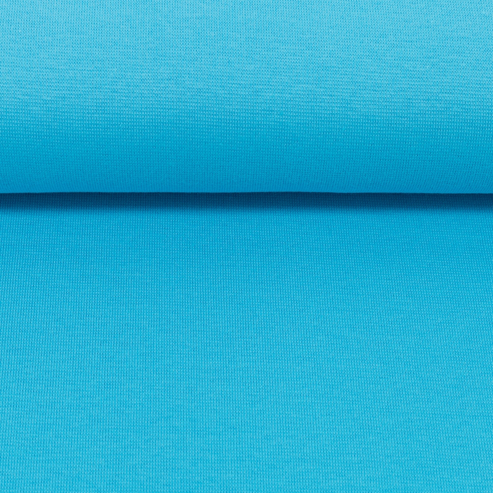 Bündchenstoff | Heike | uni helltürkis