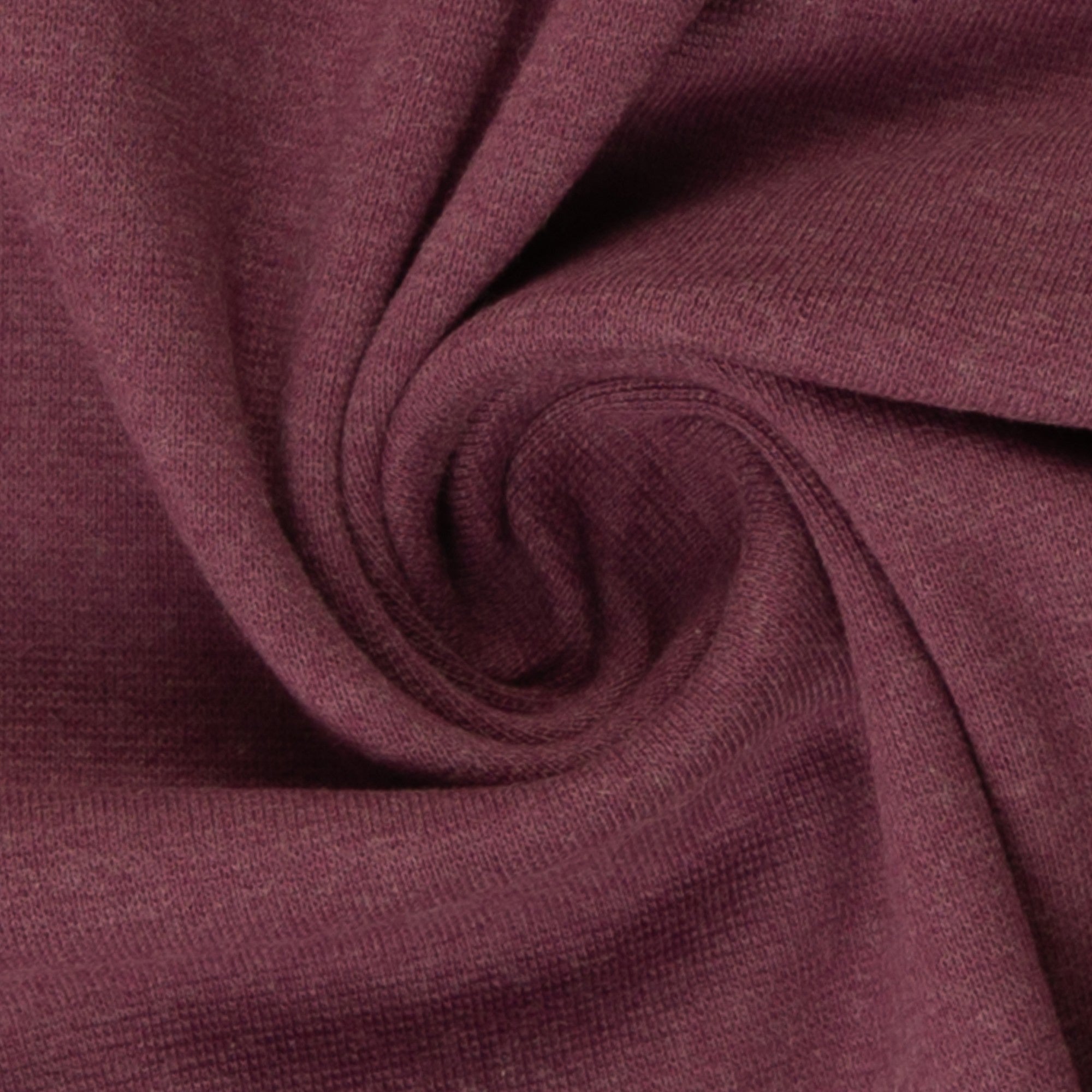 Bündchenstoff | Heike | melange lila