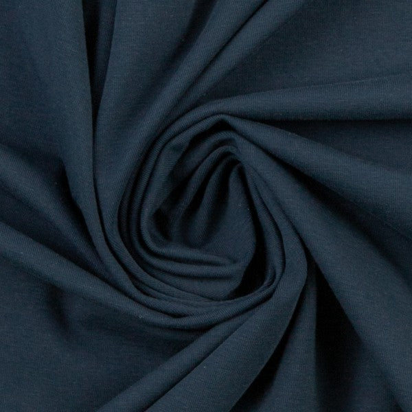 Jerseystoff | uni marine blau
