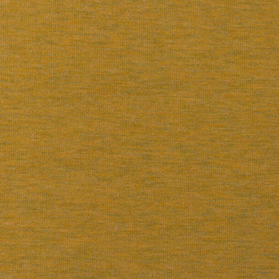 Sweatstoff angeraut | Eike | melange senfgelb