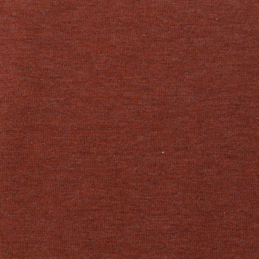 Sweatstoff angeraut | Eike | melange rost rot