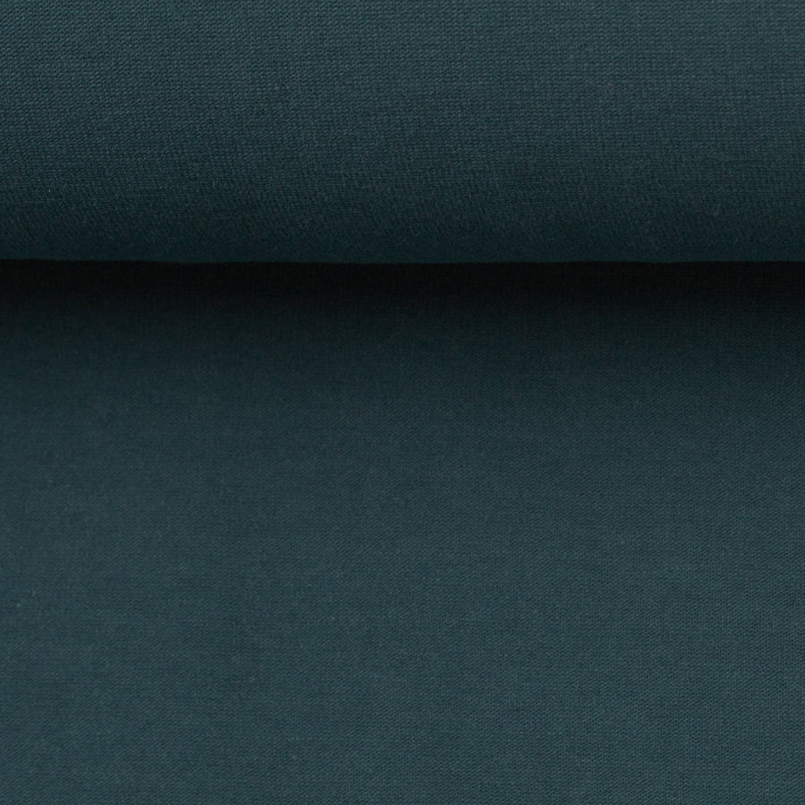 Jerseystoff | uni blau petrol