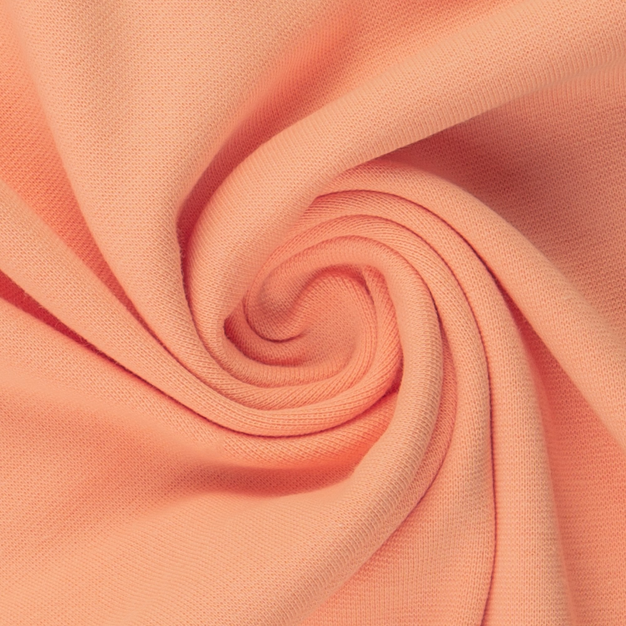 Bündchenstoff | Heike | uni peach