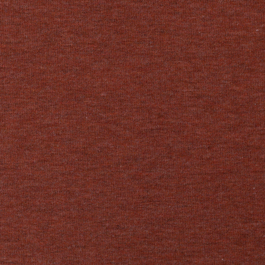 Jerseystoff | uni | melange | rost rot