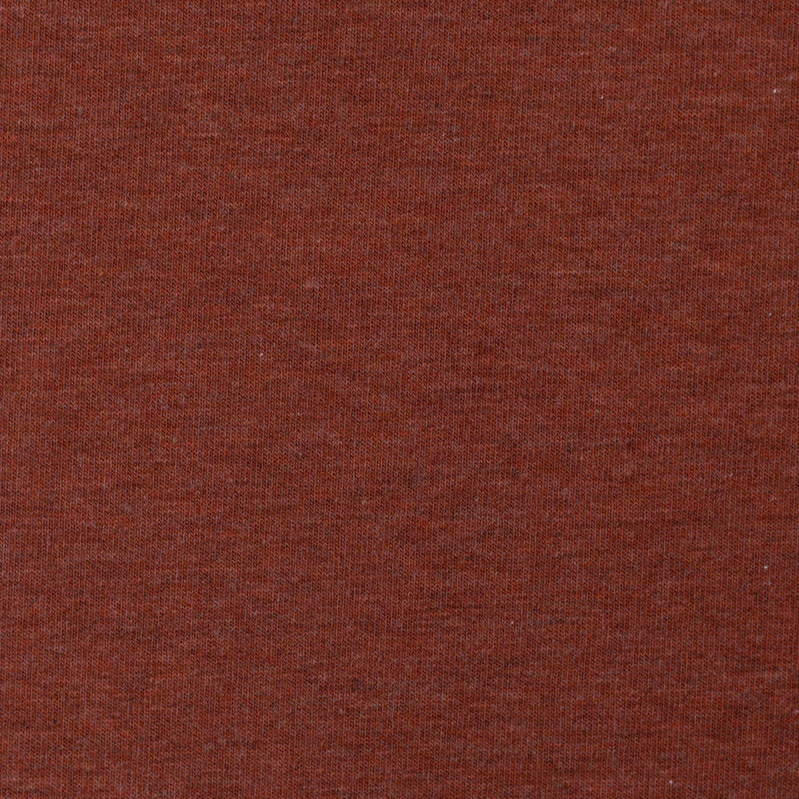 Jerseystoff  | uni | melange | rost rot