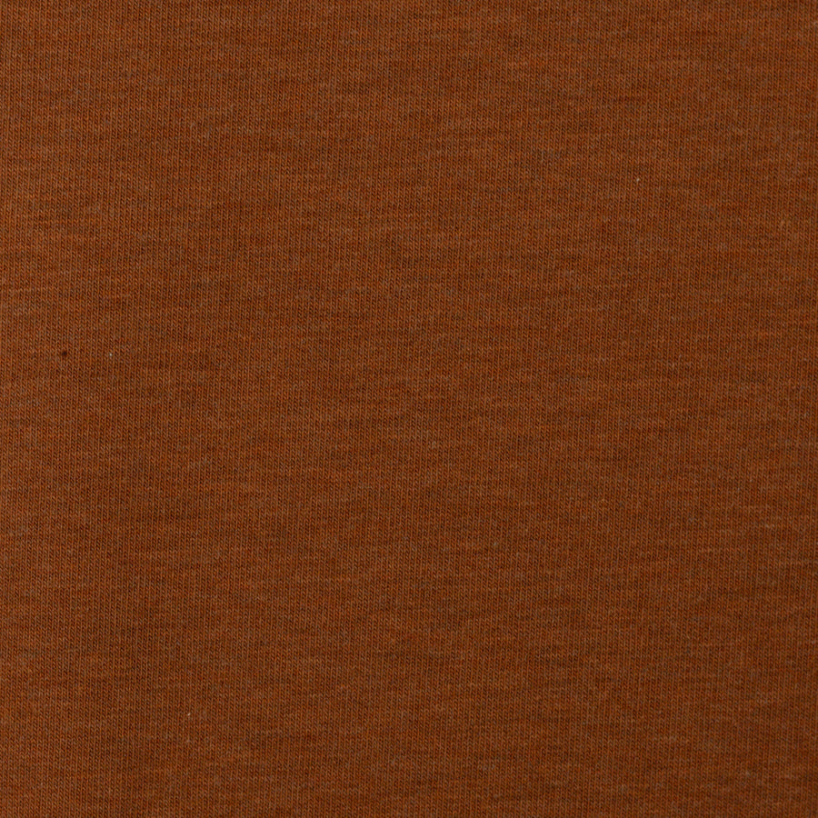 Jerseystoff | uni | melange | kupfer