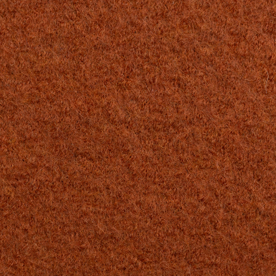 Walkstoff | Kochwolle | melange | Terracotta