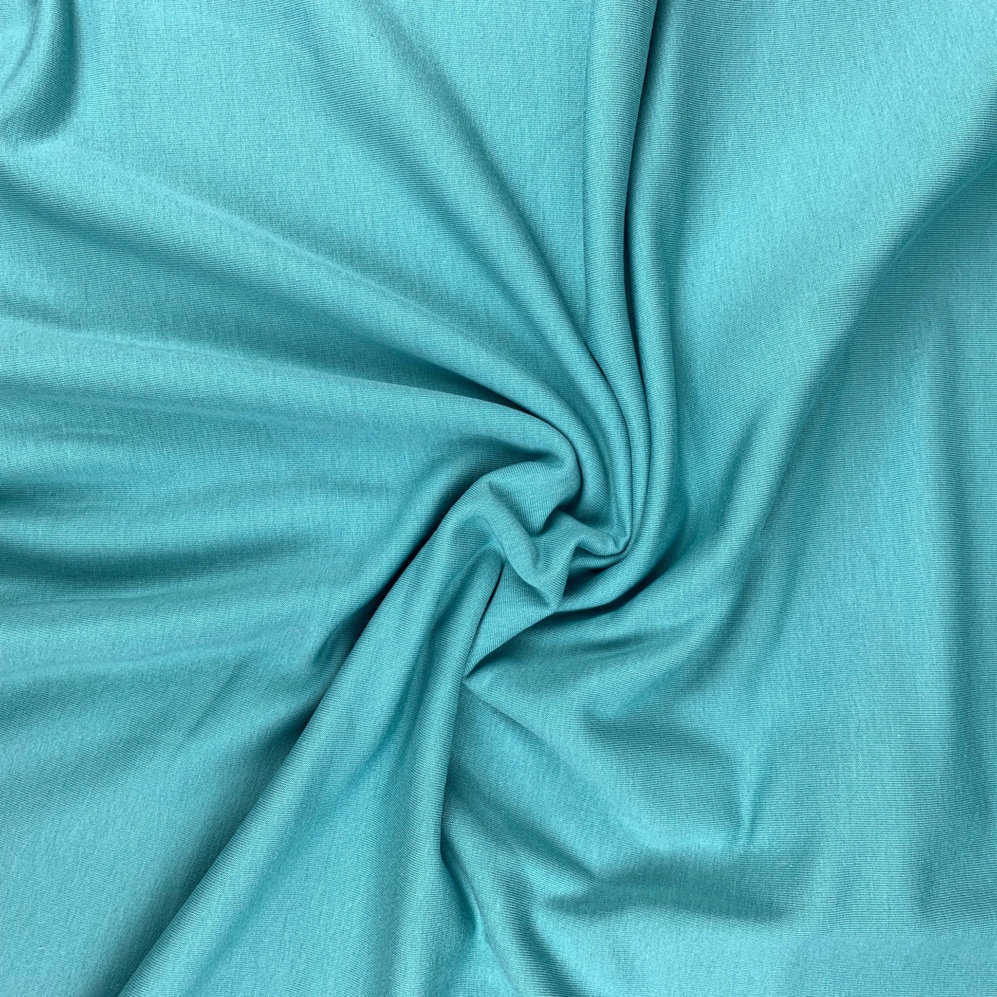 Sweatstoff angeraut | Eike | uni dunkles mint