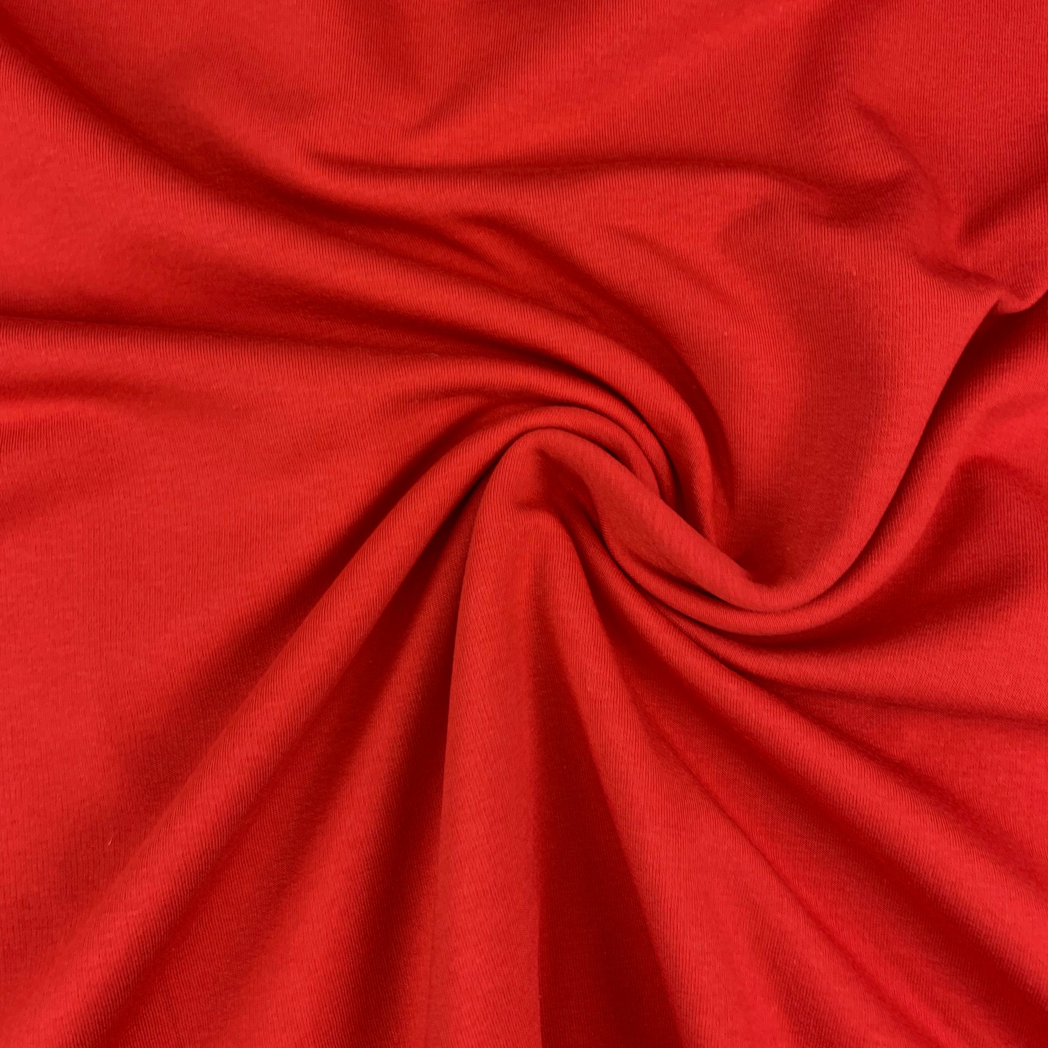 Sweatstoff angeraut | Eike | uni rot