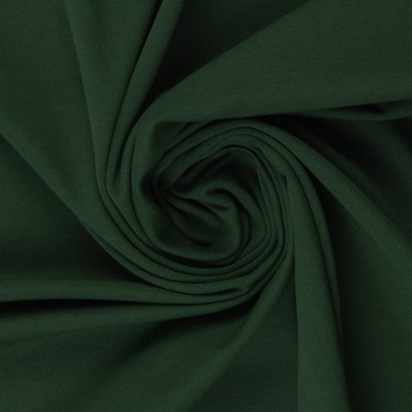 Jerseystoff  | uni dunkelgrün
