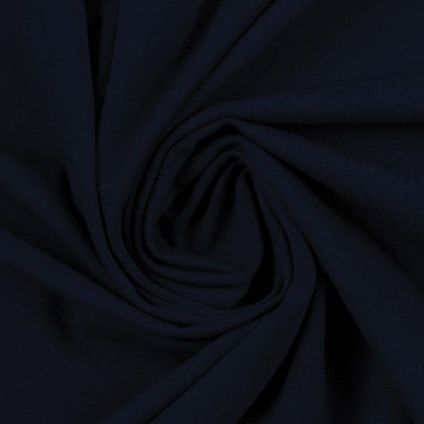 Jerseystoff  | uni  dunkelblau