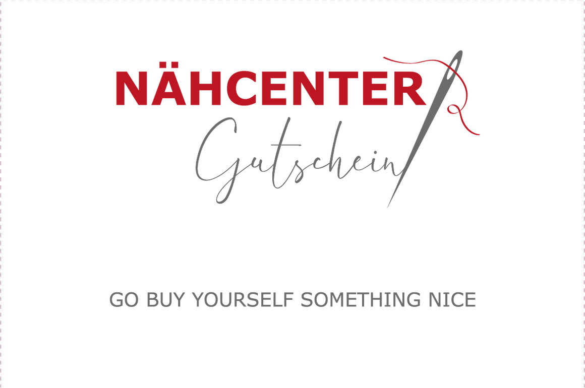 Nähcenter Geschenkgutschein